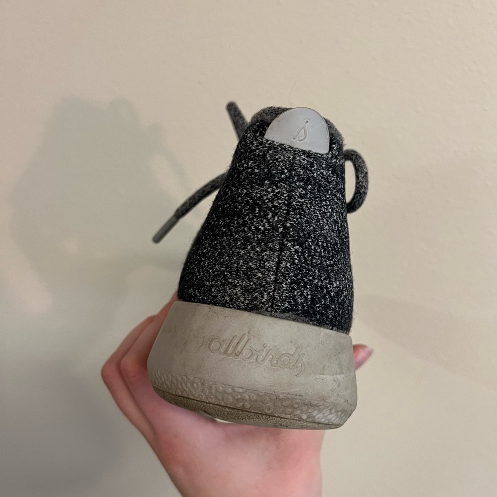 Allbirds Women's Wool Runner-up Mizzles in Natural Grey 8 - Picture 5 of 14
